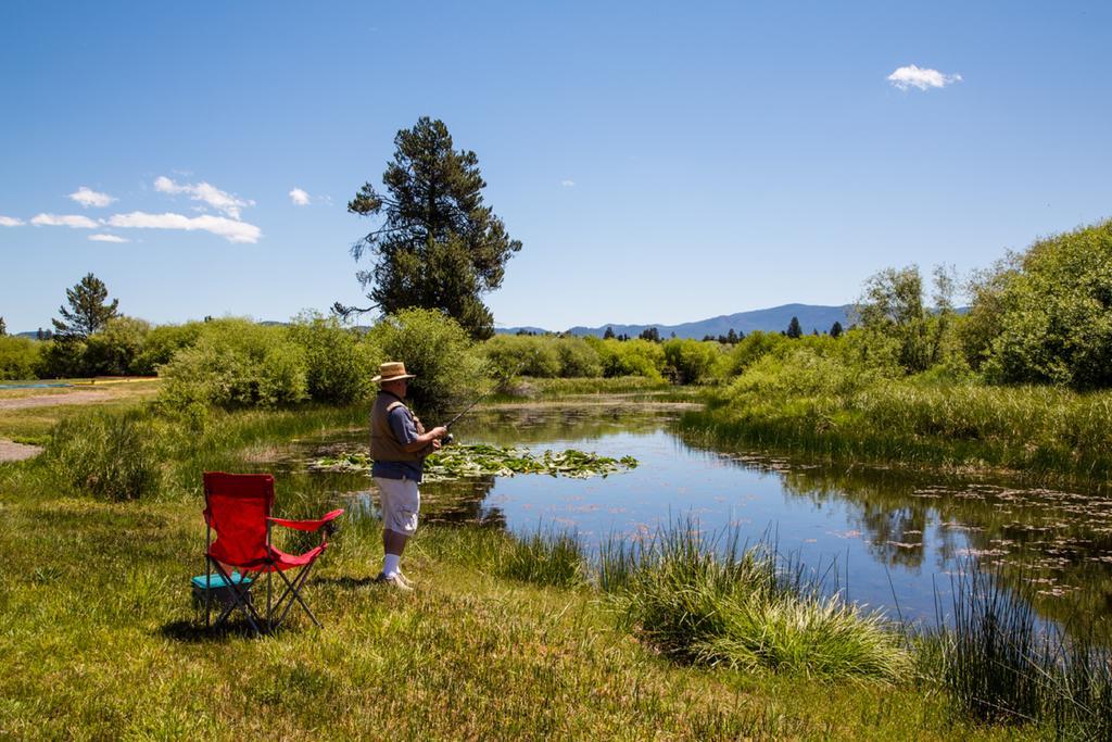 Bend-Sunriver Camping Resort 24 Ft. Yurt 12 Kültér fotó