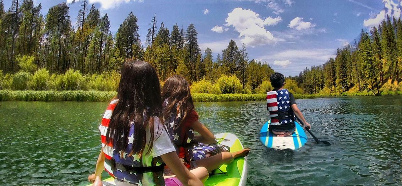 Bend-Sunriver Camping Resort 24 Ft. Yurt 12 Kültér fotó